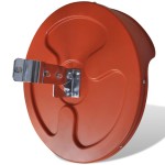 Oglindă de trafic convexă, portocaliu, 45 cm, plastic PC, de exterior Oglindă de trafic convexă, portocaliu, 45 cm, plastic PC, de exterior