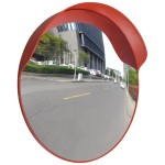 Oglindă de trafic convexă, portocaliu, 60 cm, plastic PC, de exterior Oglindă de trafic convexă, portocaliu, 60 cm, plastic PC, de exterior