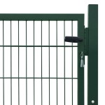 vidaXL Poartă pentru gard 2D (simplă), verde, 106x130 cm vidaXL Poartă pentru gard 2D (simplă), verde, 106x130 cm