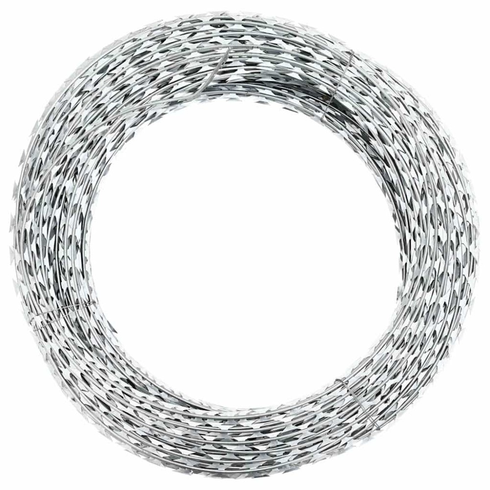 vidaXL Sârmă ghimpată BTO-22 Concertina, oțel galvanizat, 150 m