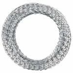 vidaXL Sârmă ghimpată BTO-22 Concertina cu lame, 100 m oțel galvanizat vidaXL Sârmă ghimpată BTO-22 Concertina cu lame, 100 m oțel galvanizat