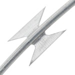 BTO-22 Concertina NATO sârmă ghimpată cu cleme, oțel galvanizat, 150 m BTO-22 Concertina NATO sârmă ghimpată cu cleme, oțel galvanizat, 150 m
