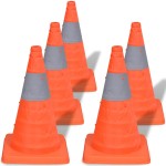 Conuri de trafic de tip pop-up 42 cm, 5 buc. Conuri de trafic de tip pop-up 42 cm, 5 buc.