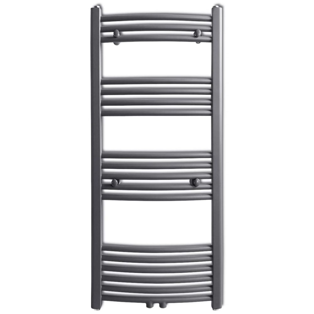 Radiator port-prosop încălzire centrală, curbat, 500 x 1160 mm, gri