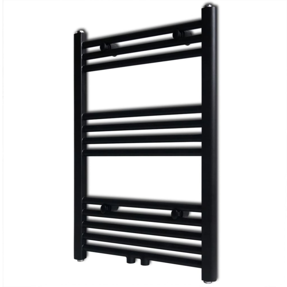 Radiator port-prosop încălzire centrală baie drept negru 500 x 764 mm