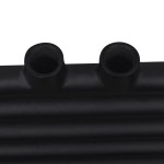 Radiator port-prosop încălzire centrală baie drept negru 600 x 764 mm Radiator port-prosop încălzire centrală baie drept negru 600 x 764 mm