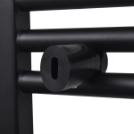 Radiator port-prosop încălzire centrală baie drept negru 500 x 1160 mm Radiator port-prosop încălzire centrală baie drept negru 500 x 1160 mm