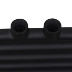 Radiator port-prosop încălzire centrală baie drept negru 500 x 1160 mm Radiator port-prosop încălzire centrală baie drept negru 500 x 1160 mm