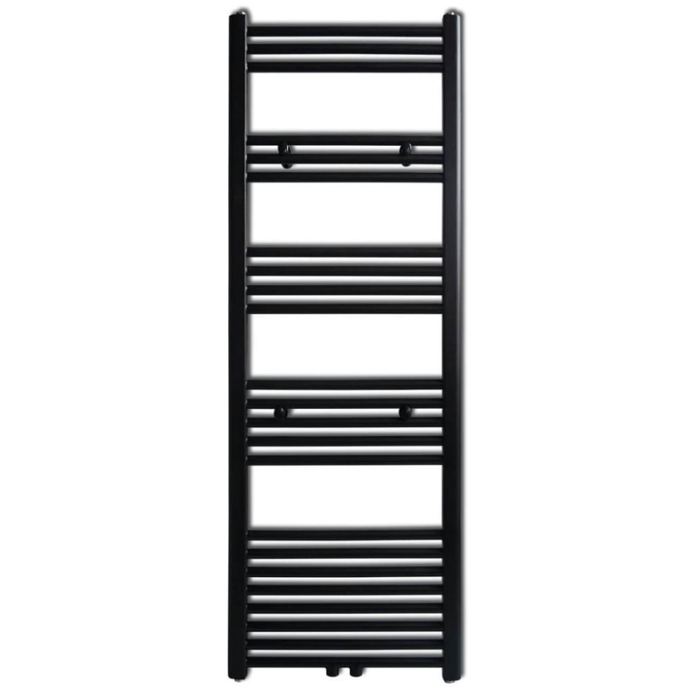 Radiator port-prosop încălzire centrală baie drept negru 500 x 1424 mm