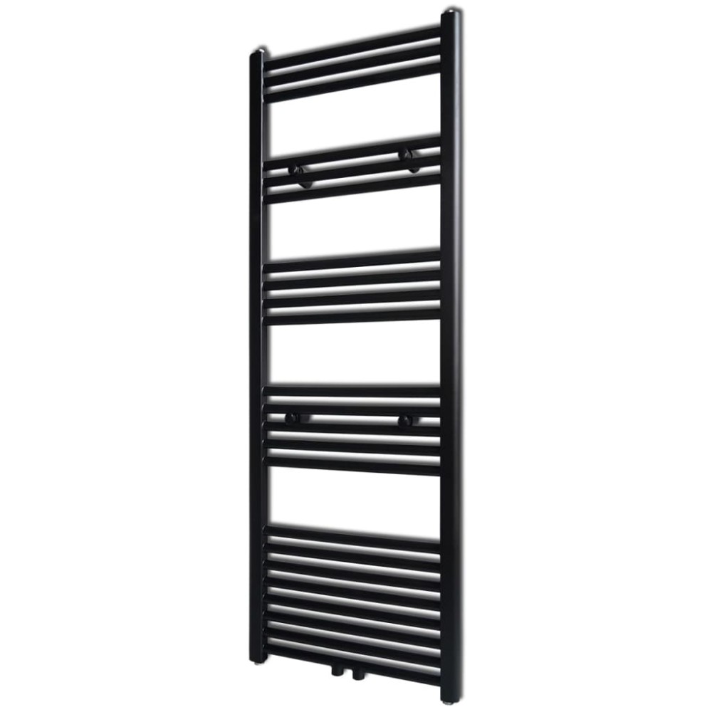 Radiator port-prosop încălzire centrală baie drept negru 500 x 1424 mm
