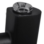 Radiator port-prosop încălzire centrală baie, curbat, negru 480x480 mm Radiator port-prosop încălzire centrală baie, curbat, negru 480x480 mm
