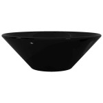 Chiuvetă ceramică pentru baie, rotundă, negru Chiuvetă ceramică pentru baie, rotundă, negru