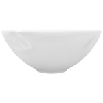 Chiuvetă ceramică pentru baie, rotundă, alb Chiuvetă ceramică pentru baie, rotundă, alb