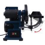 vidaXL Mașină de șlefuit cu bandă și disc, 375 W