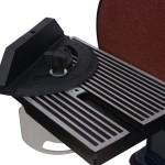 vidaXL Mașină de șlefuit cu bandă și disc, 375 W