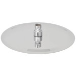 vidaXL Cap de duș rotund tip ploaie, oțel inoxidabil, 25 cm vidaXL Cap de duș rotund tip ploaie, oțel inoxidabil, 25 cm