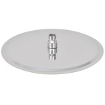 vidaXL Cap de duș rotund tip ploaie, oțel inoxidabil, 30 cm vidaXL Cap de duș rotund tip ploaie, oțel inoxidabil, 30 cm