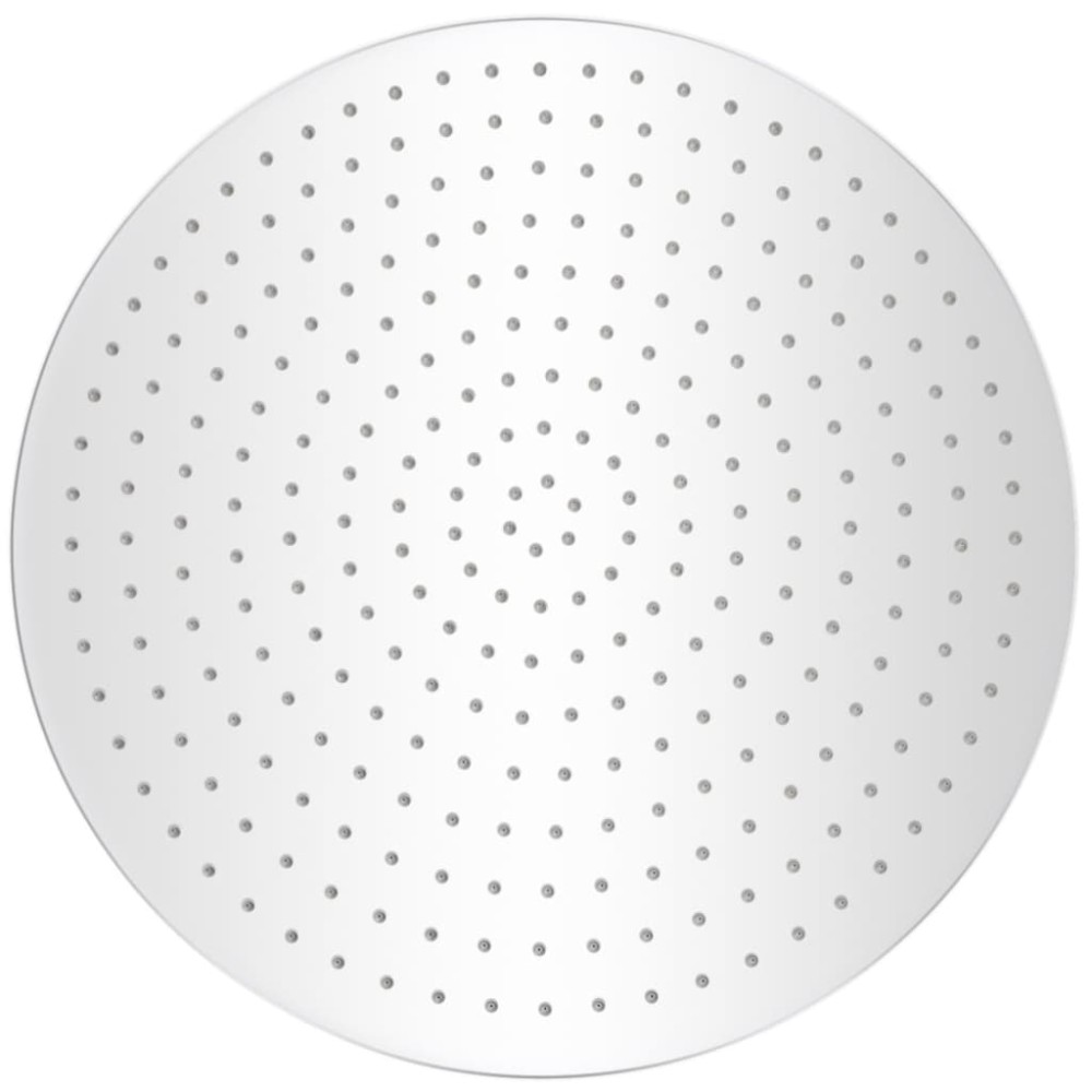 vidaXL Cap de duș rotund tip ploaie, oțel inoxidabil, 50 cm
