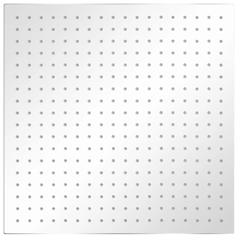 vidaXL Cap de duș pătrat tip ploaie din oțel inoxidabil 50 x 50 cm
