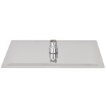 vidaXL Cap de duș dreptunghiular tip ploaie, oțel inoxidabil, 20x30 cm vidaXL Cap de duș dreptunghiular tip ploaie, oțel inoxidabil, 20x30 cm