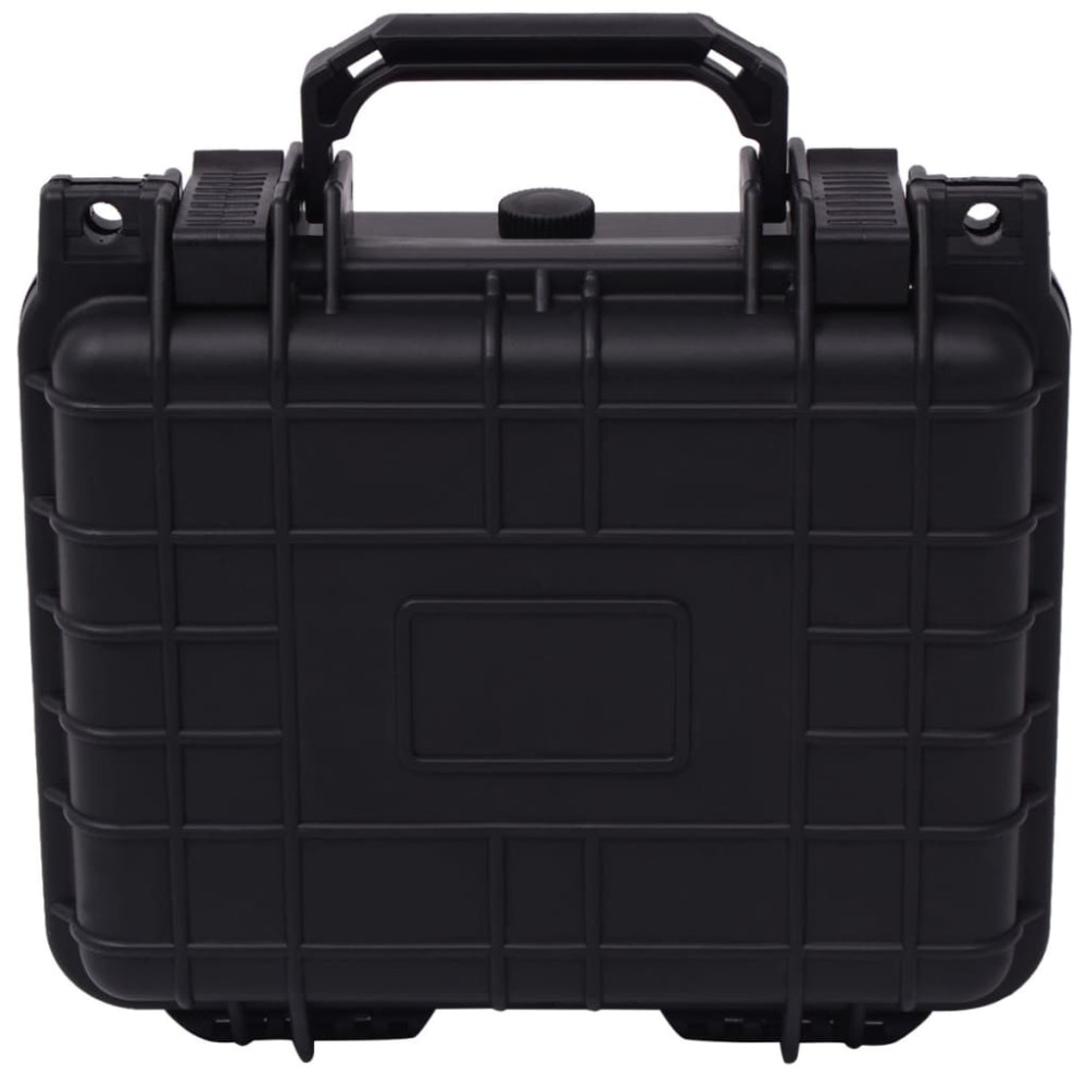 vidaXL Valiză de protecție echipamente, 27x24,6x12,4 cm, negru