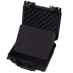 vidaXL Valiză de protecție echipamente, 27x24,6x12,4 cm, negru
