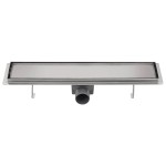 vidaXL Rigolă duș liniară, model linie, oțel inoxidabil, 530 x 140 mm vidaXL Rigolă duș liniară, model linie, oțel inoxidabil, 530 x 140 mm