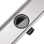 vidaXL Rigolă duș liniară, model linie, oțel inoxidabil, 530 x 140 mm vidaXL Rigolă duș liniară, model linie, oțel inoxidabil, 530 x 140 mm