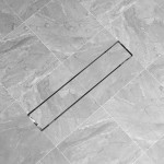 vidaXL Rigolă duș liniară, model linie, oțel inoxidabil, 630 x 140 mm vidaXL Rigolă duș liniară, model linie, oțel inoxidabil, 630 x 140 mm