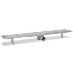 vidaXL Rigolă duș liniară, model bule, oțel inoxidabil, 930 x 140 mm vidaXL Rigolă duș liniară, model bule, oțel inoxidabil, 930 x 140 mm