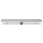 vidaXL Rigolă duș liniară, model bule, oțel inoxidabil, 930 x 140 mm vidaXL Rigolă duș liniară, model bule, oțel inoxidabil, 930 x 140 mm