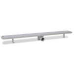 vidaXL Rigolă duș liniară, model bule, oțel inoxidabil, 1030 x 140 mm vidaXL Rigolă duș liniară, model bule, oțel inoxidabil, 1030 x 140 mm