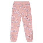 Pijamale pentru copii cu mâneci lungi roz deschis 116