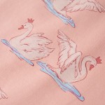 Pijamale pentru copii cu mâneci lungi roz deschis 116