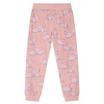 Pijamale pentru copii cu mâneci lungi roz deschis 128