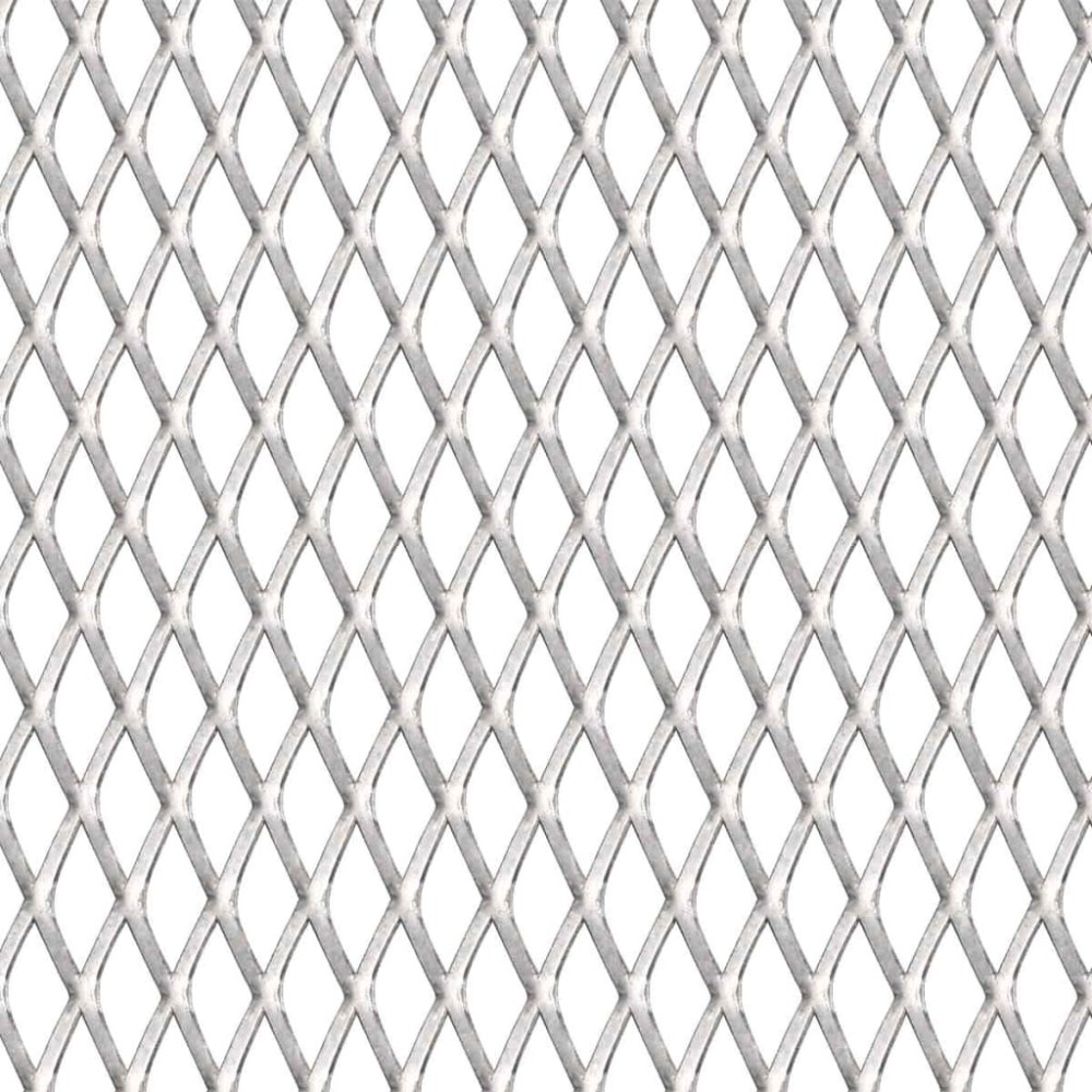 vidaXL Gard de sârmă grădină, 50x50 cm, 30x17x2,5 mm, oțel inoxidabil