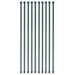 vidaXL Țăruși grădină, 10 buc, 1 m, metal, verde vidaXL Țăruși grădină, 10 buc, 1 m, metal, verde