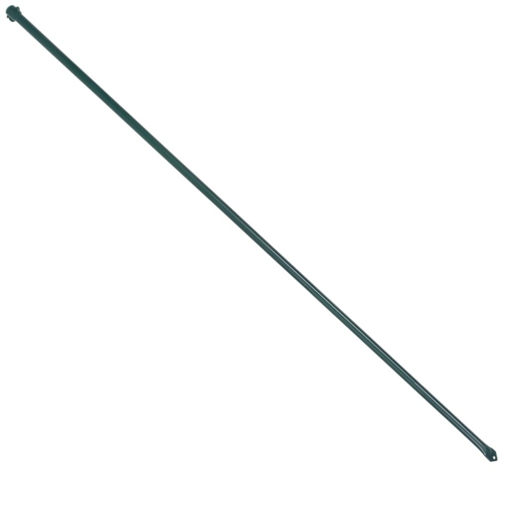 vidaXL Țăruși grădină, 10 buc, 1,5 m, metal, verde