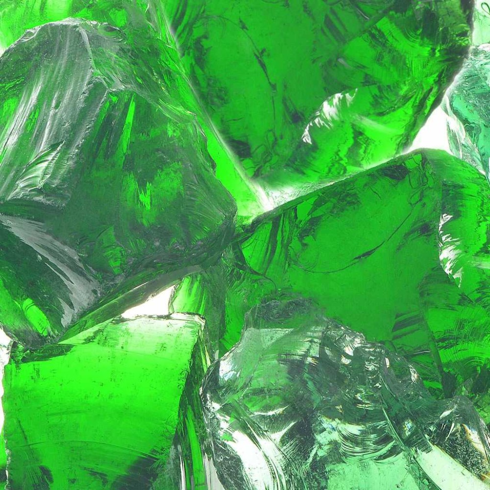 vidaXL Pietre gabion sticlă 60-120 mm 25 kg, Verde
