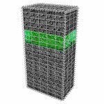 vidaXL Pietre gabion sticlă 60-120 mm 25 kg, Verde vidaXL Pietre gabion sticlă 60-120 mm 25 kg, Verde