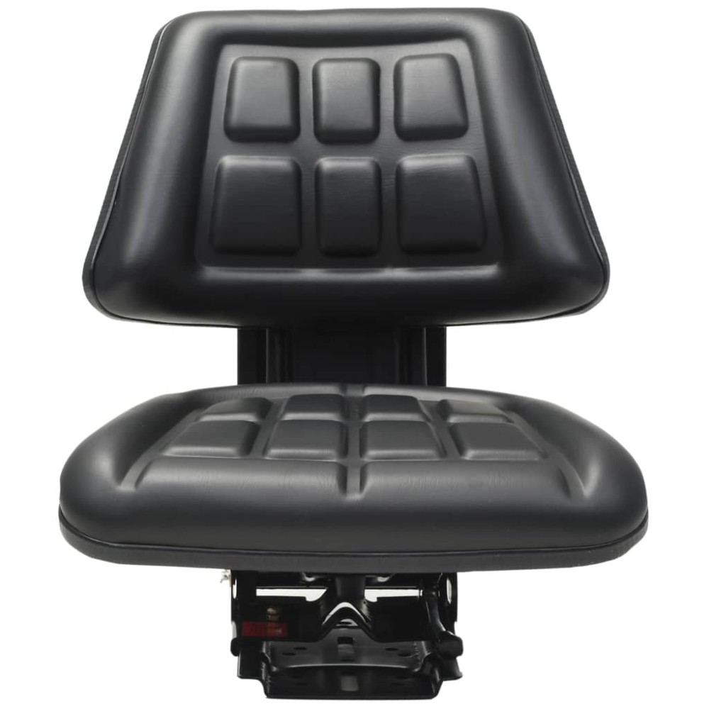 vidaXL Scaun de tractor cu suspensie Negru