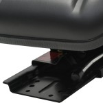 vidaXL Scaun de tractor cu suspensie Negru vidaXL Scaun de tractor cu suspensie Negru