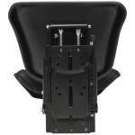 vidaXL Scaun de tractor cu suspensie Negru vidaXL Scaun de tractor cu suspensie Negru