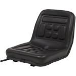 vidaXL Scaun universal de tractor Negru vidaXL Scaun universal de tractor Negru