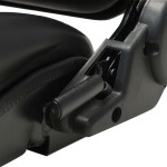 vidaXL Scaun de tractor și stivuitor cu spătar reglabil, negru vidaXL Scaun de tractor și stivuitor cu spătar reglabil, negru