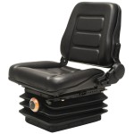 vidaXL Scaun cu suspensie, spătar reglabil pentru tractor și stivuitor vidaXL Scaun cu suspensie, spătar reglabil pentru tractor și stivuitor