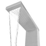 vidaXL Sistem panel de duș, pătrat, oțel inoxidabil vidaXL Sistem panel de duș, pătrat, oțel inoxidabil