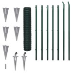 vidaXL Euro gard, verde, 10 x 1,7 m, oțel vidaXL Euro gard, verde, 10 x 1,7 m, oțel
