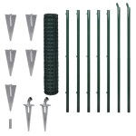 vidaXL Euro gard, verde, 10 x 1,5 m, oțel vidaXL Euro gard, verde, 10 x 1,5 m, oțel
