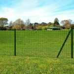 vidaXL Euro gard, verde, 25 x 1 m, oțel vidaXL Euro gard, verde, 25 x 1 m, oțel